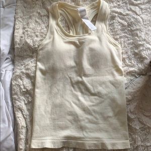 Fabletics cream tank